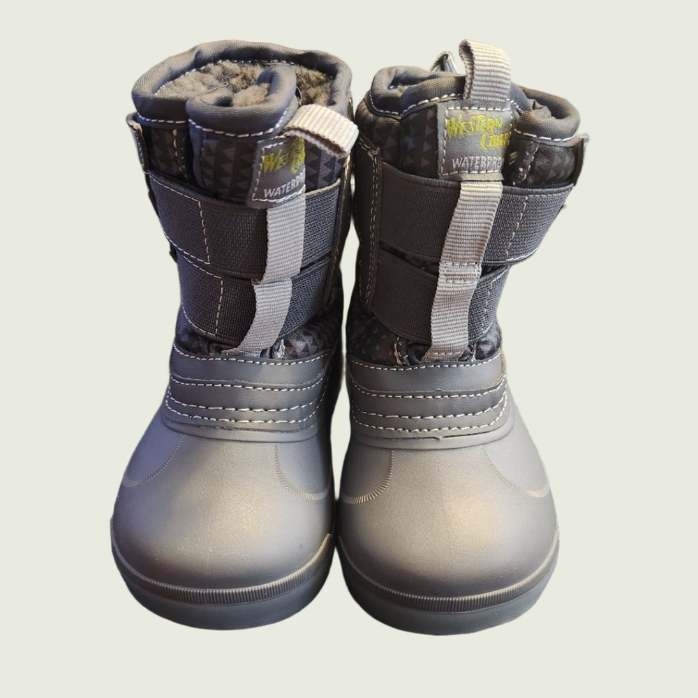 Baby Western Chief Denali Lighted Cold Weather Boots Grey Size 5